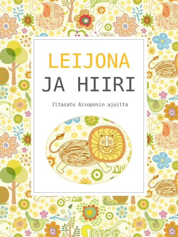 Leijona ja hiiri_kansi 3